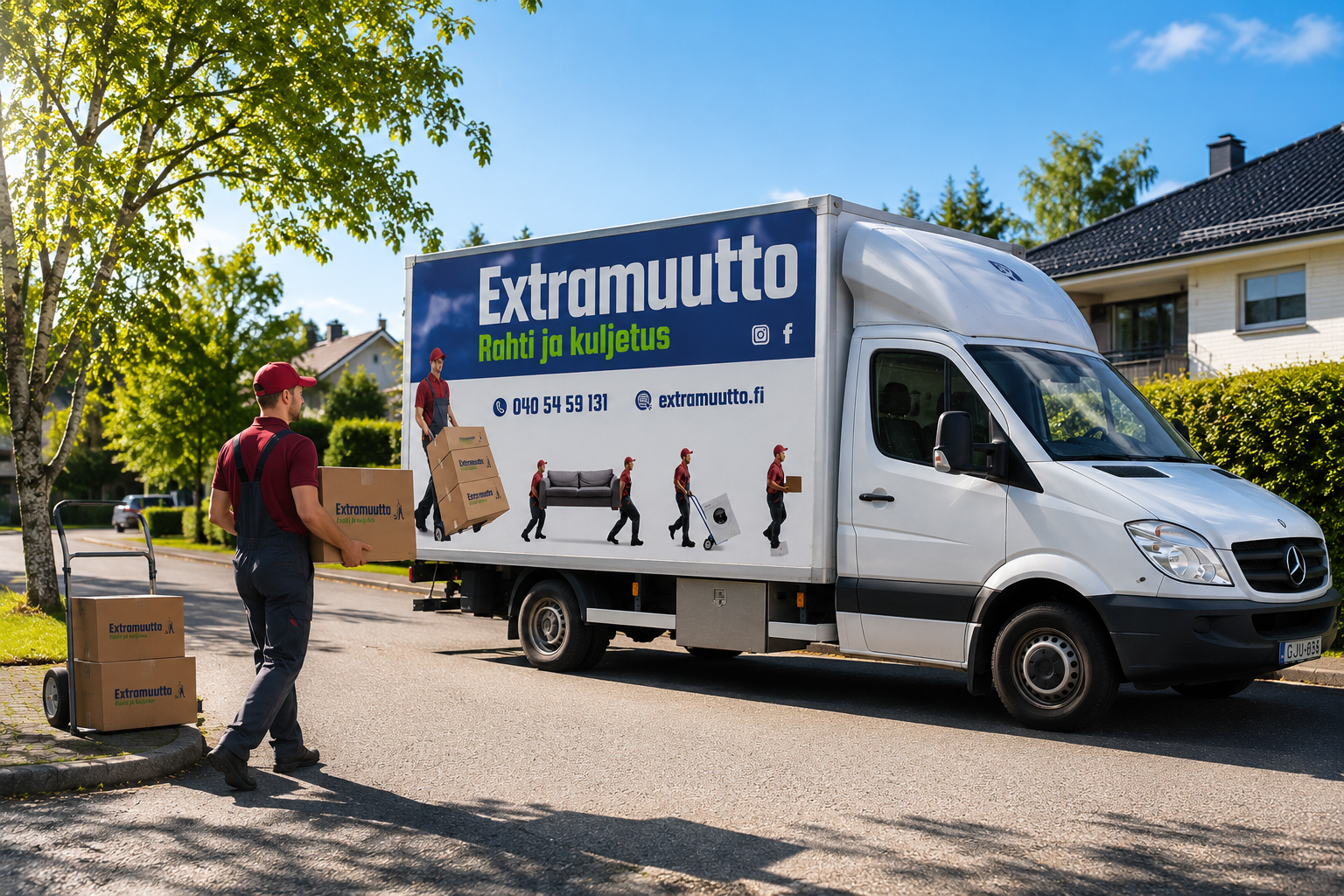 Extramuutto-auto valmiina hommiin